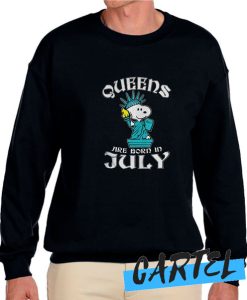 Queens Are Born In July awesome Sweatshirt
