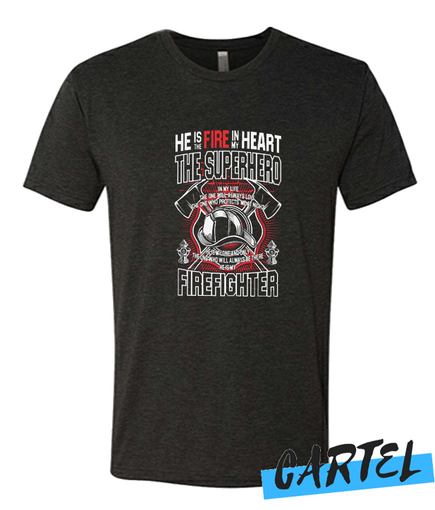 Super Hero Firefighter awesome T Shirt