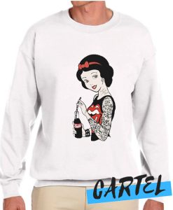 Snow White Punk Rock awesome Sweatshirt