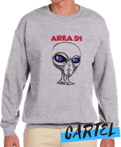 area 51 alien awesome Sweatshirt