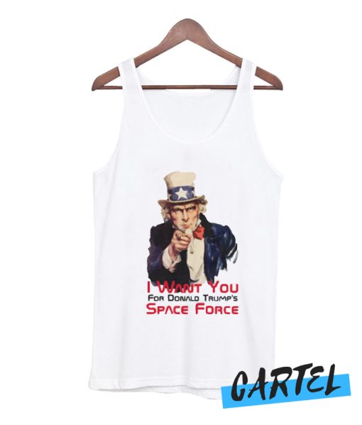 Donald Trump Uncle Sam Space Force Tank Top