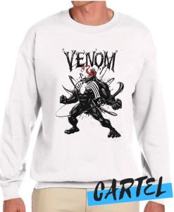 Venom White & Black Sweatshirt
