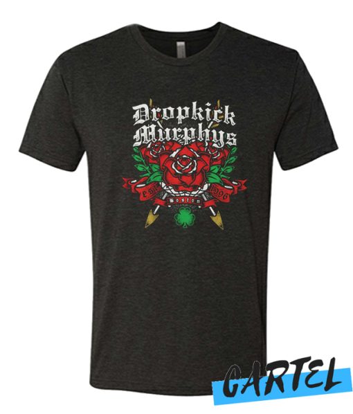 Dropkick Murphys Rose Tattoo awesome T Shirt – tshirtcartel