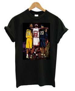 Lebron James Michael Jordan Kobe Bryant Great Star NBA Basketball DH T Shirt