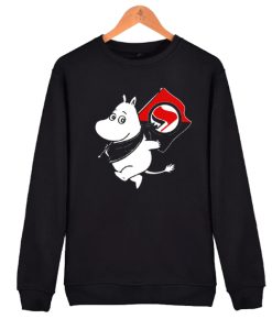Antifa Moomin Anti-Fascist awesome Sweatshirt