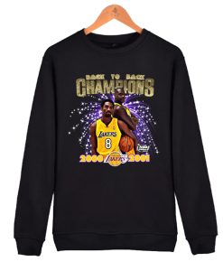 Shaq and Kobe 2001 Los Angeles Lakers Championship awesome Sweatshirt