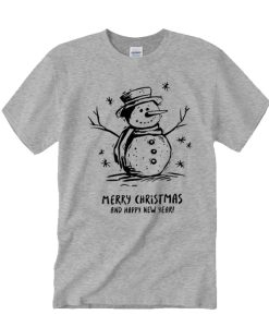 Snowman Merry Christmas awesome graphic T Shirt