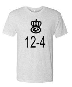 12-4 White awesome graphic T Shirt