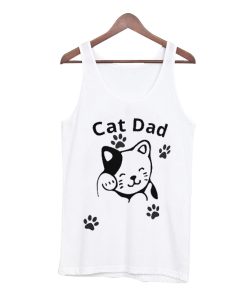 Cat Dad awesome Tank Top